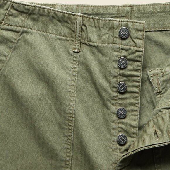 RRL Women's Green Herringbone Utility Pant (sz 26) - Picture 3 of 5